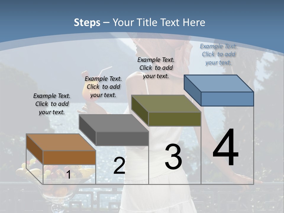 Young Cute Dress PowerPoint Template