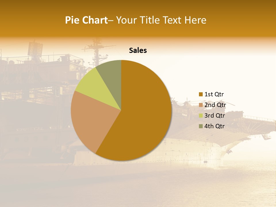 Uss Aircraft Military Ship PowerPoint Template