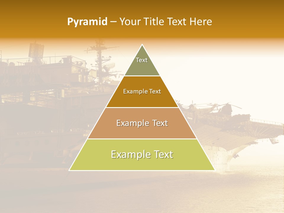 Uss Aircraft Military Ship PowerPoint Template