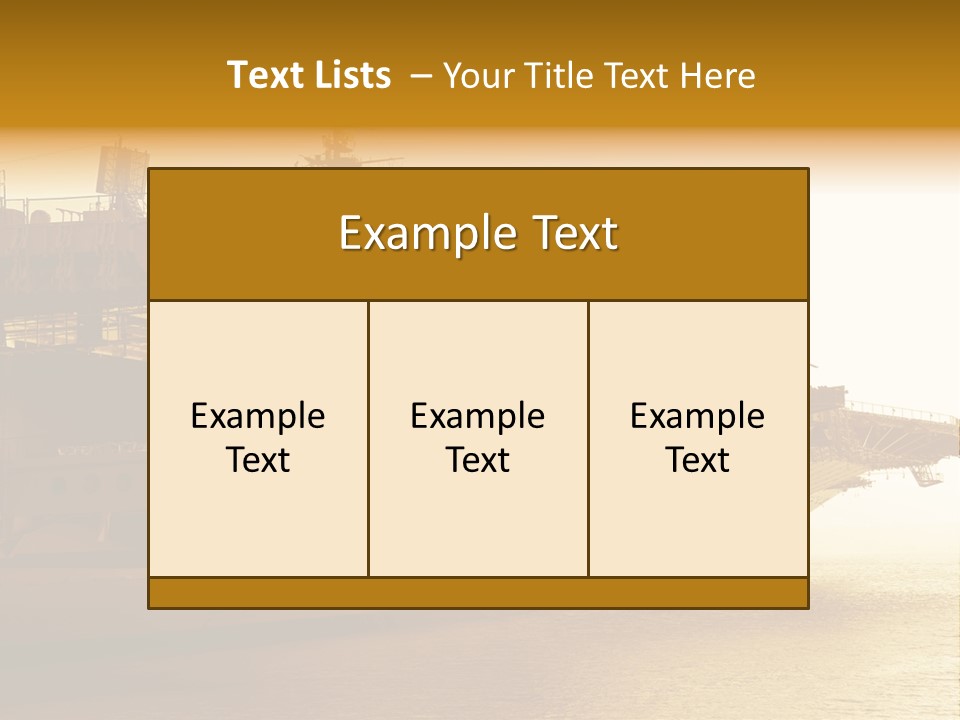 Uss Aircraft Military Ship PowerPoint Template