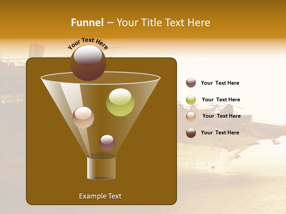 Uss Aircraft Military Ship PowerPoint Template