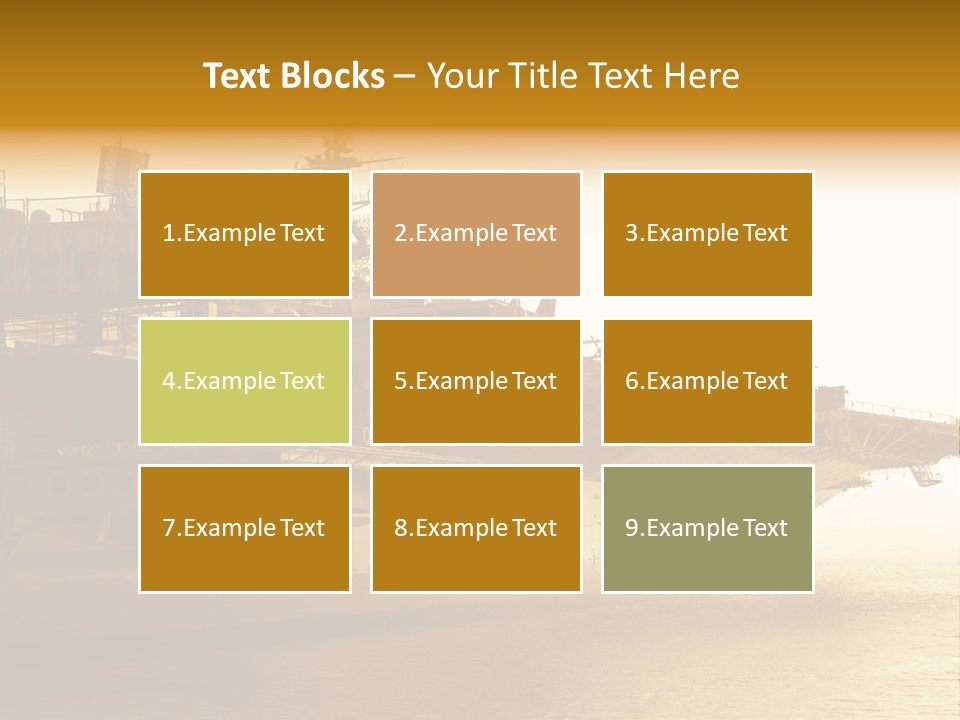 Uss Aircraft Military Ship PowerPoint Template
