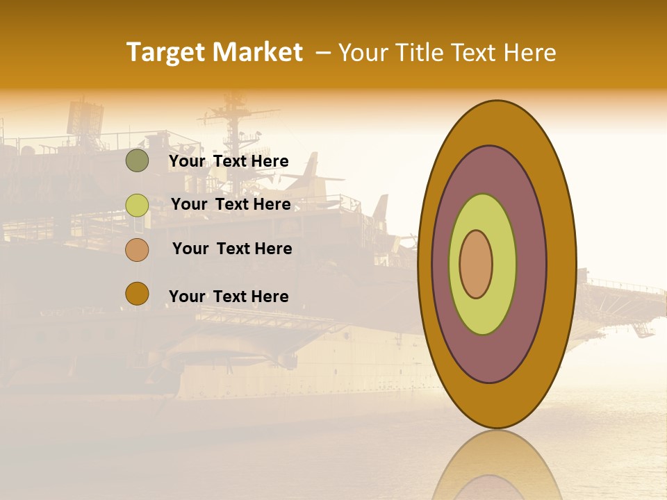 Uss Aircraft Military Ship PowerPoint Template
