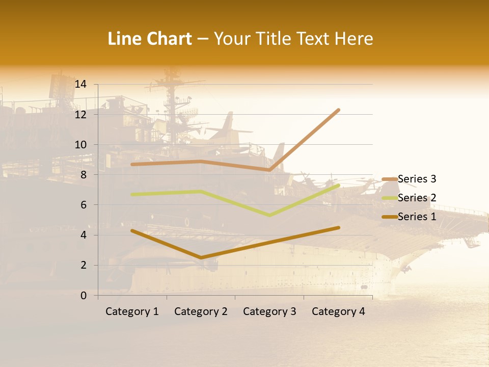Uss Aircraft Military Ship PowerPoint Template