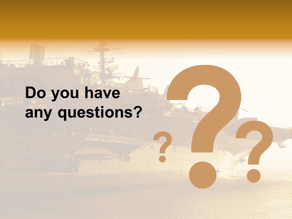 Uss Aircraft Military Ship PowerPoint Template