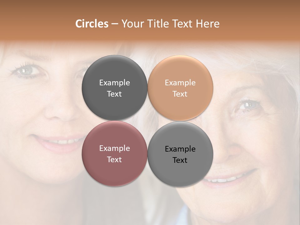 People White Hair Caucasian PowerPoint Template