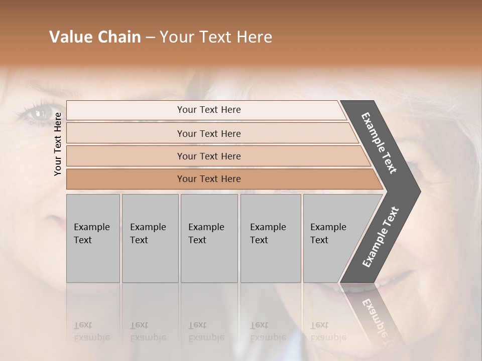 People White Hair Caucasian PowerPoint Template