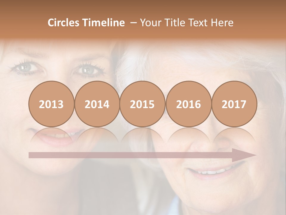 People White Hair Caucasian PowerPoint Template
