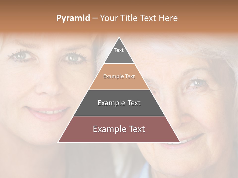 People White Hair Caucasian PowerPoint Template