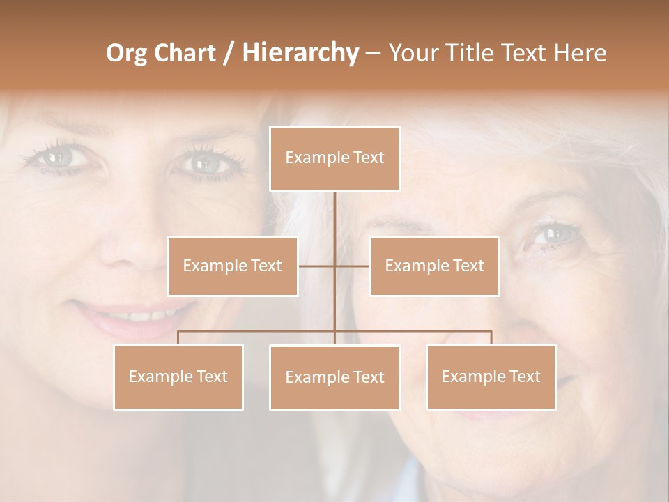 People White Hair Caucasian PowerPoint Template