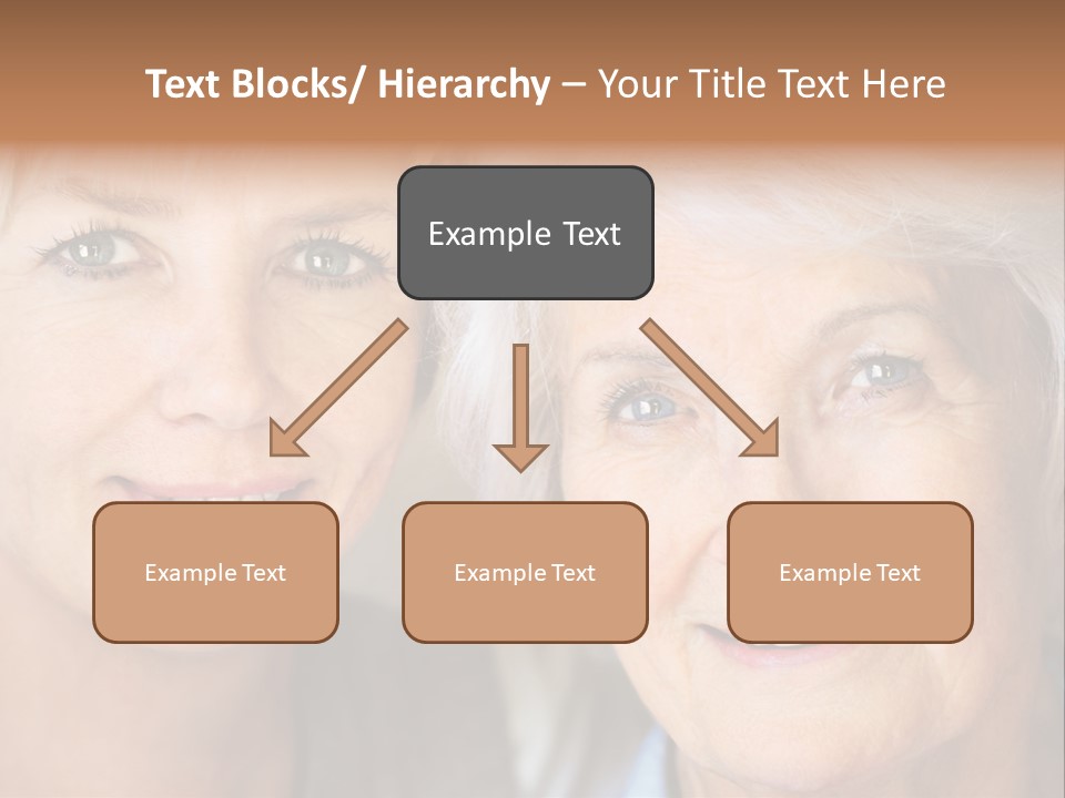 People White Hair Caucasian PowerPoint Template