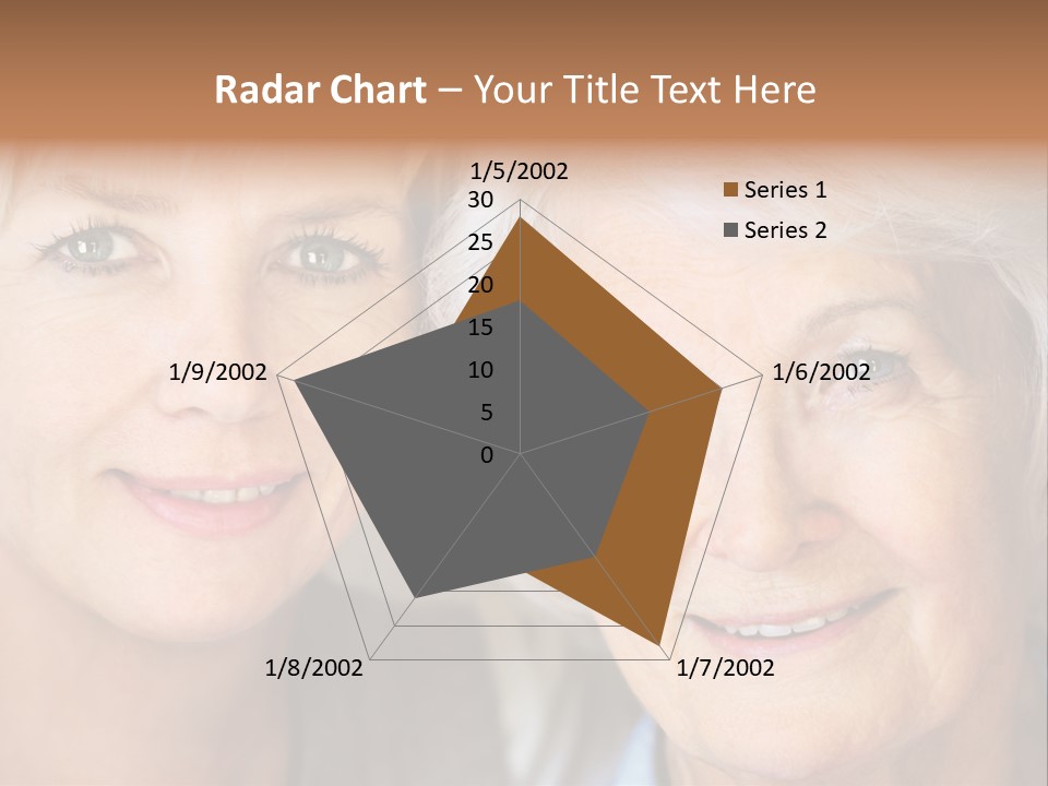 People White Hair Caucasian PowerPoint Template