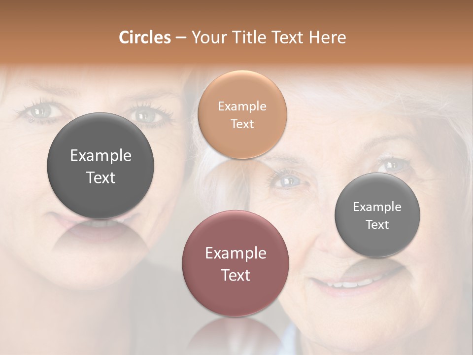 People White Hair Caucasian PowerPoint Template