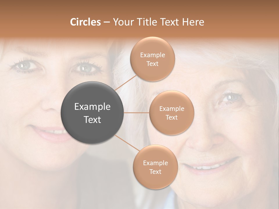 People White Hair Caucasian PowerPoint Template