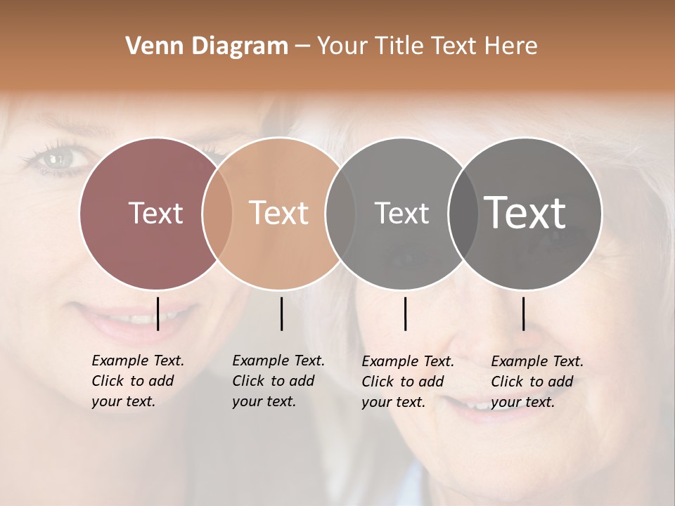 People White Hair Caucasian PowerPoint Template