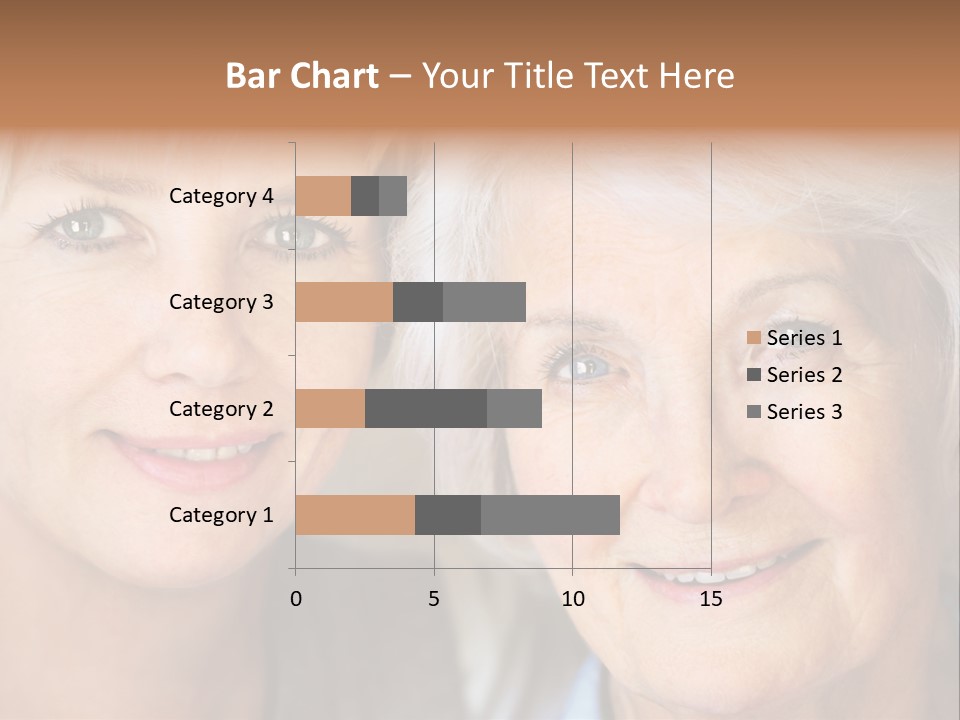 People White Hair Caucasian PowerPoint Template