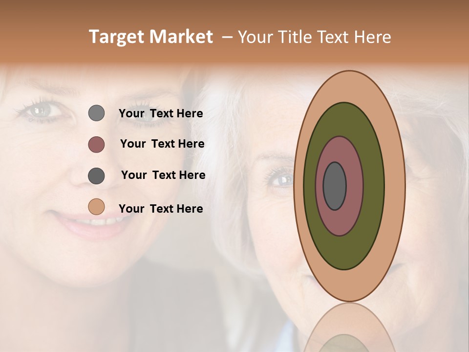 People White Hair Caucasian PowerPoint Template