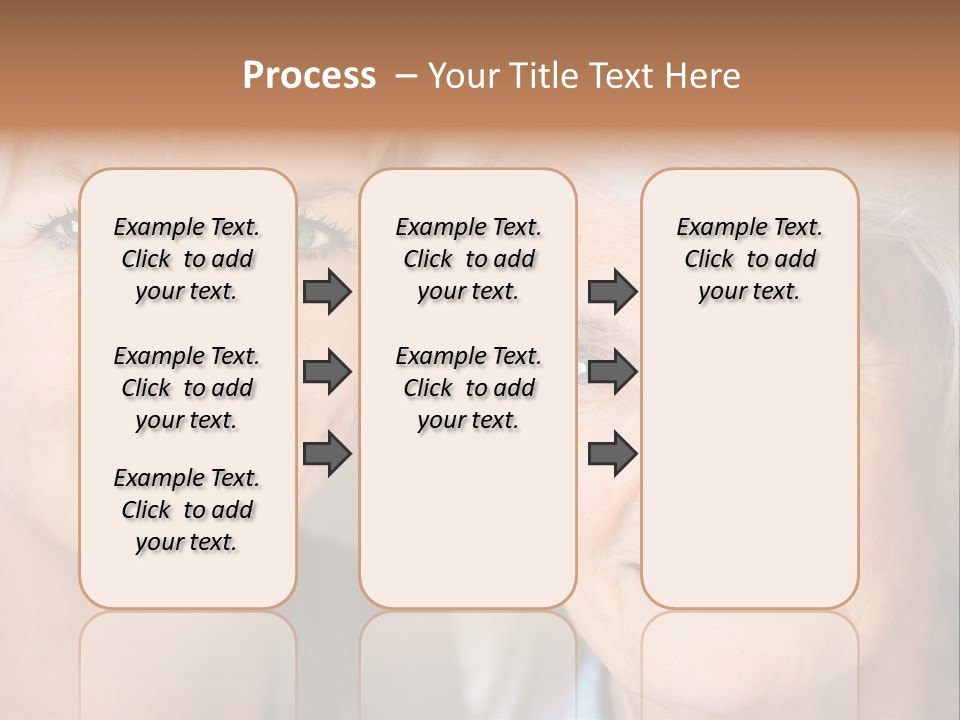 People White Hair Caucasian PowerPoint Template