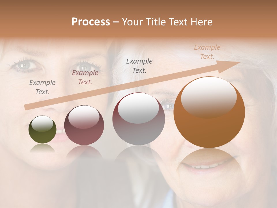 People White Hair Caucasian PowerPoint Template