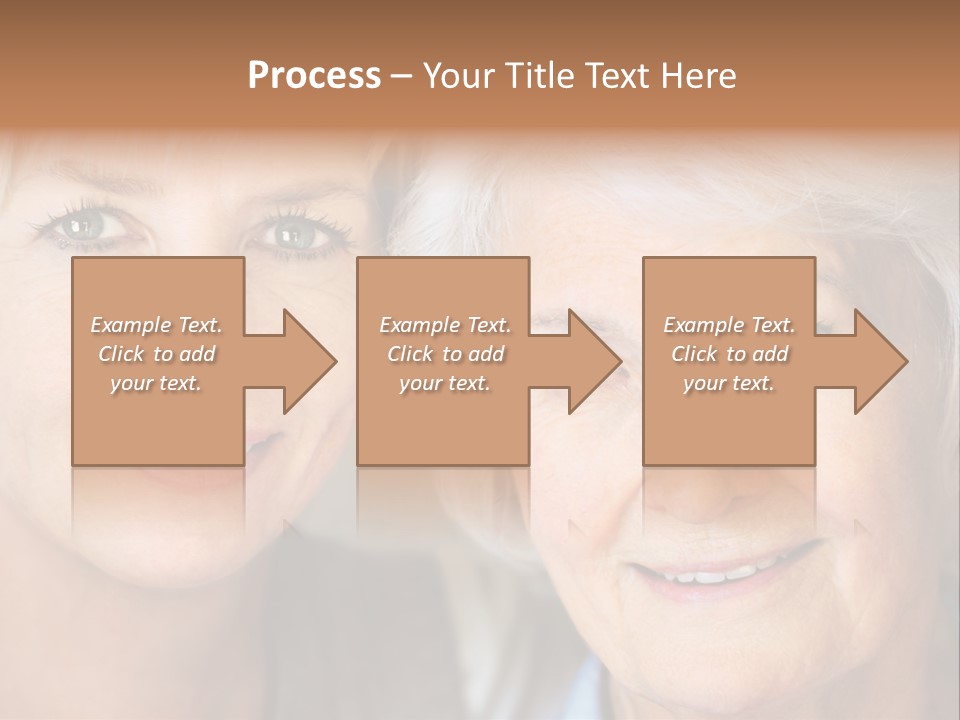 People White Hair Caucasian PowerPoint Template