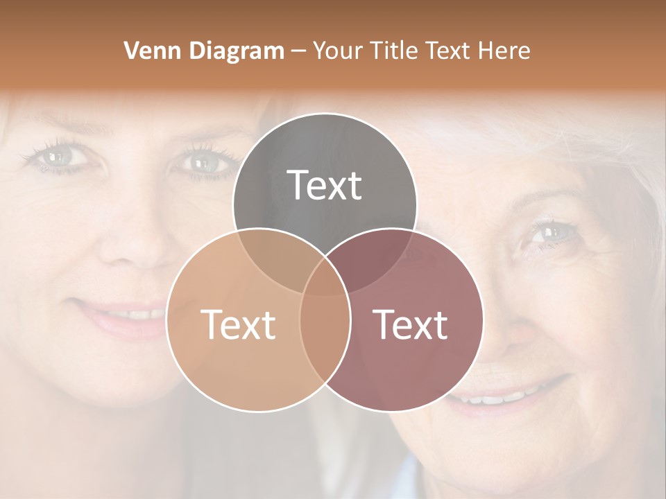 People White Hair Caucasian PowerPoint Template