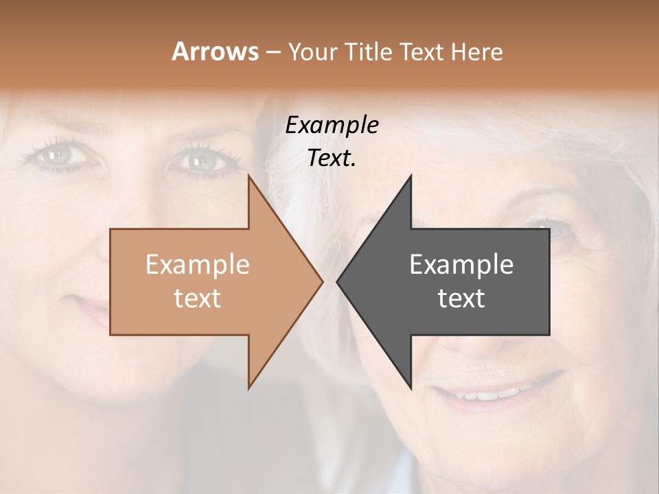 People White Hair Caucasian PowerPoint Template