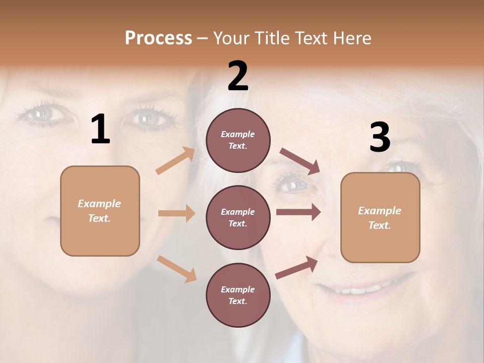 People White Hair Caucasian PowerPoint Template