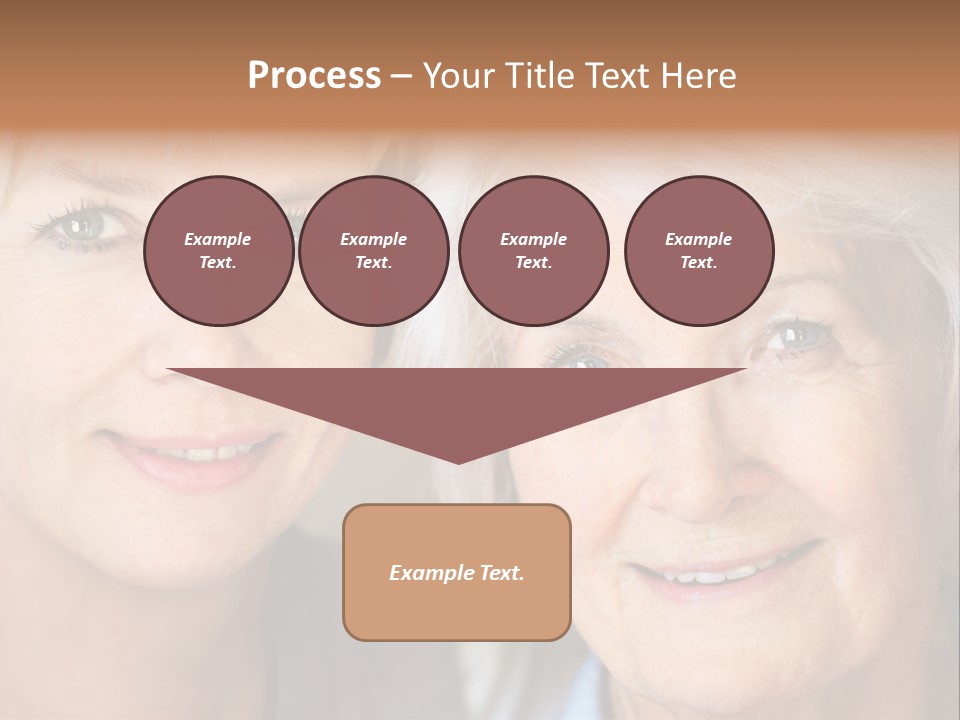 People White Hair Caucasian PowerPoint Template