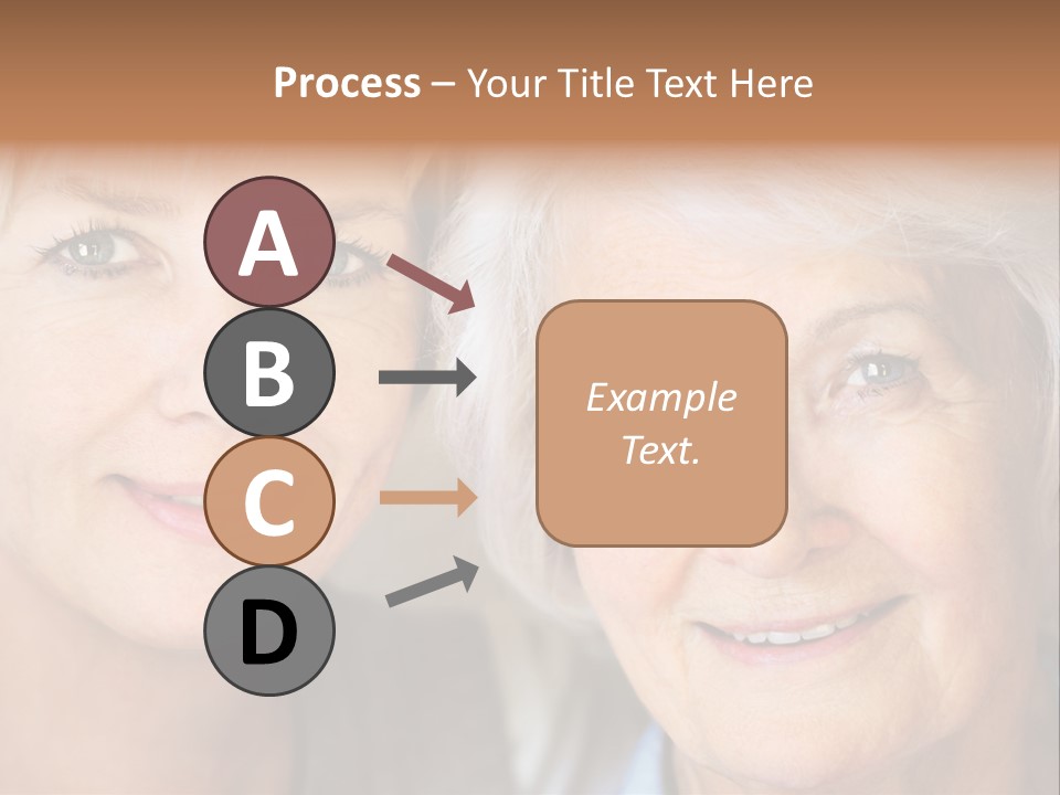 People White Hair Caucasian PowerPoint Template