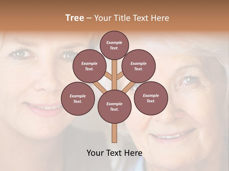 People White Hair Caucasian PowerPoint Template