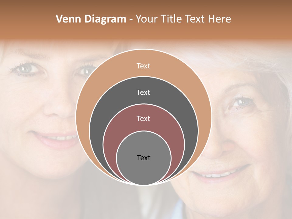 People White Hair Caucasian PowerPoint Template