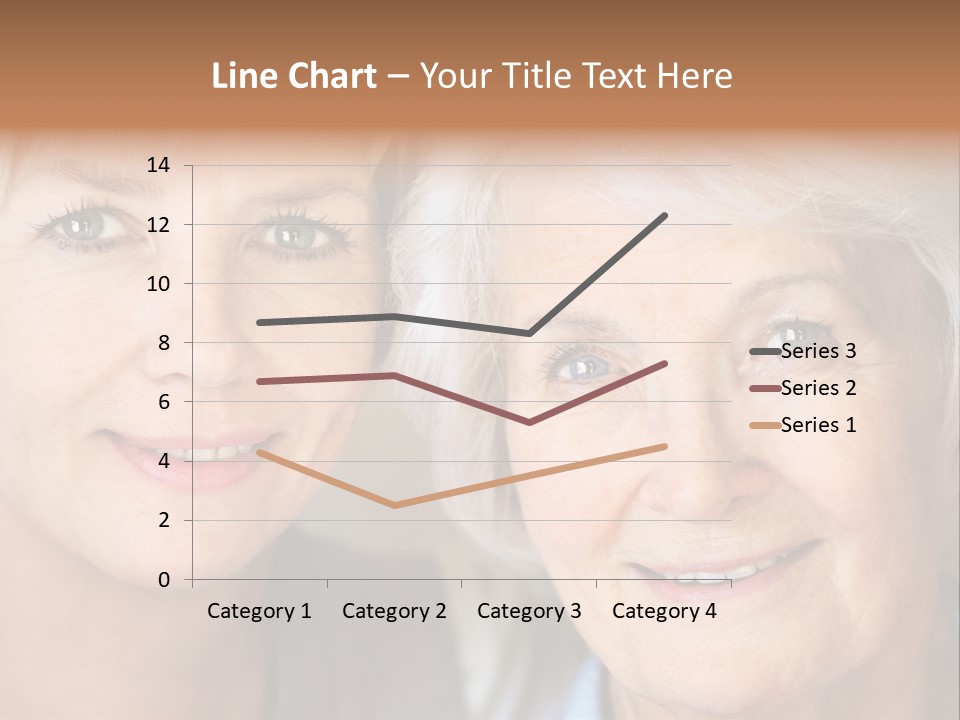 People White Hair Caucasian PowerPoint Template