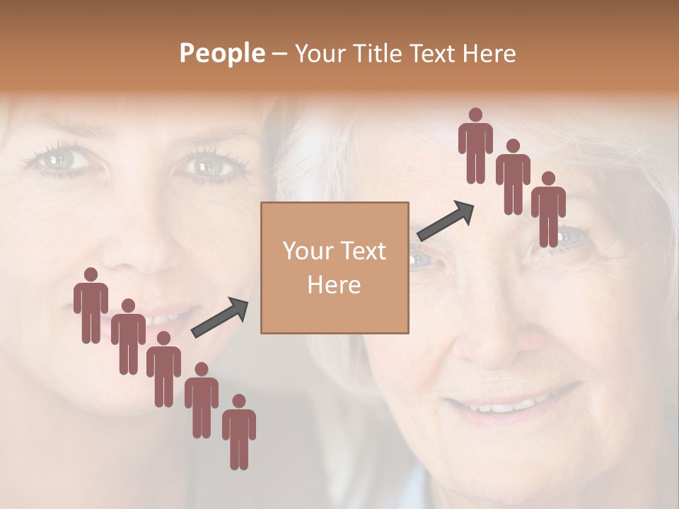 People White Hair Caucasian PowerPoint Template