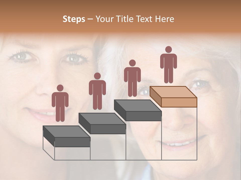 People White Hair Caucasian PowerPoint Template