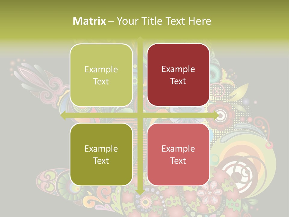 Nature Pattern Decor PowerPoint Template