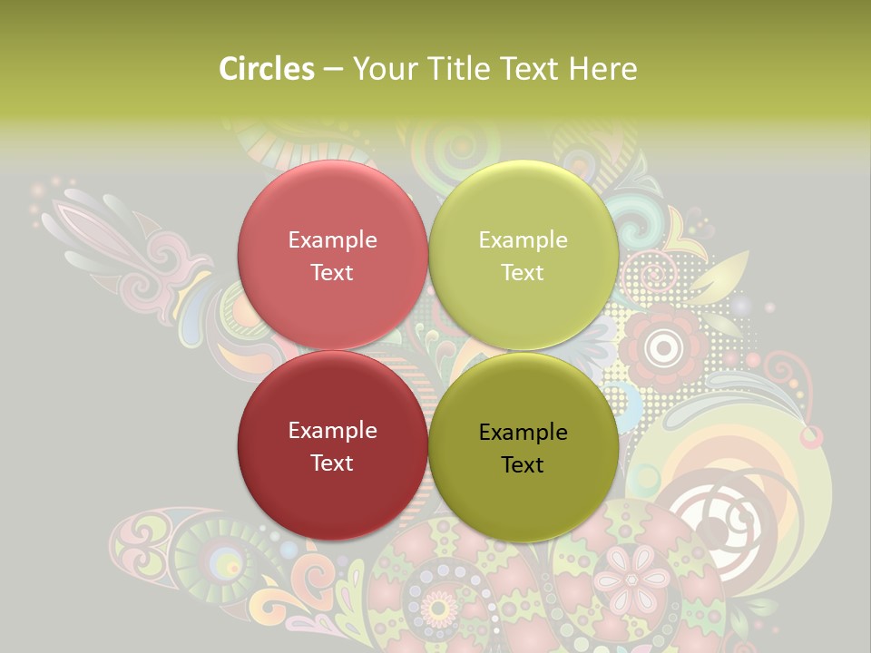 Nature Pattern Decor PowerPoint Template