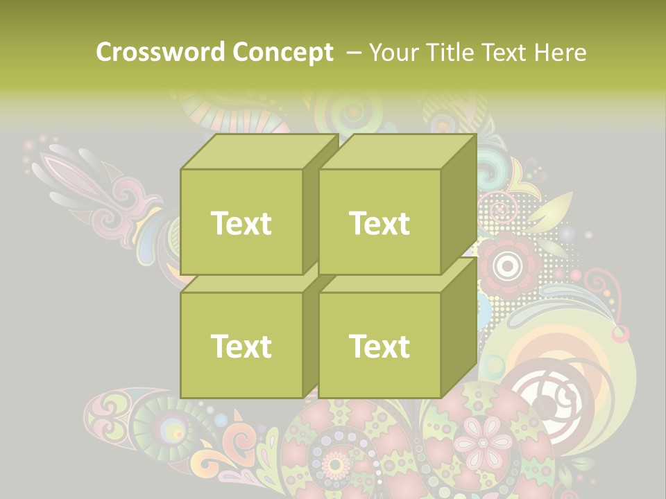 Nature Pattern Decor PowerPoint Template
