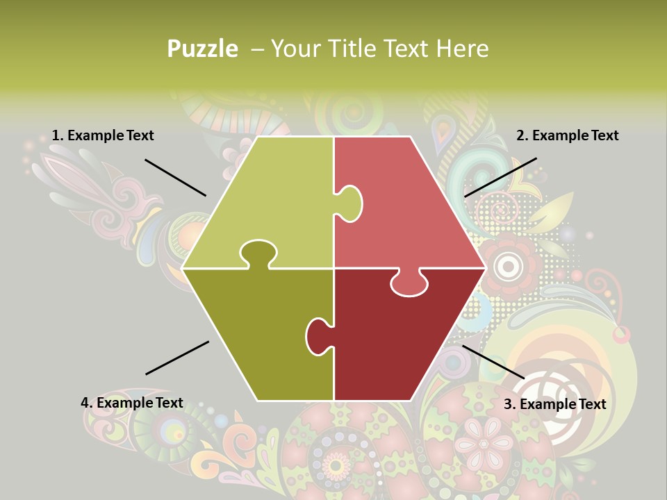 Nature Pattern Decor PowerPoint Template