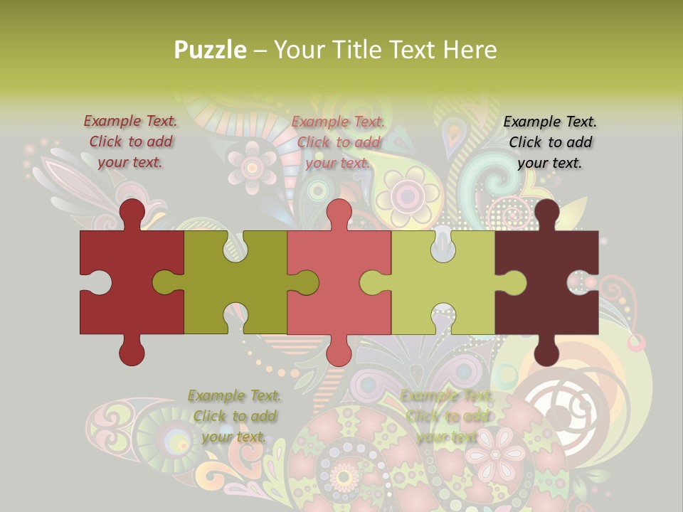 Nature Pattern Decor PowerPoint Template