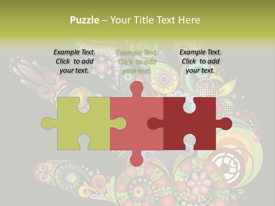 Nature Pattern Decor PowerPoint Template