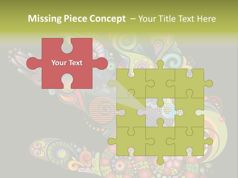 Nature Pattern Decor PowerPoint Template