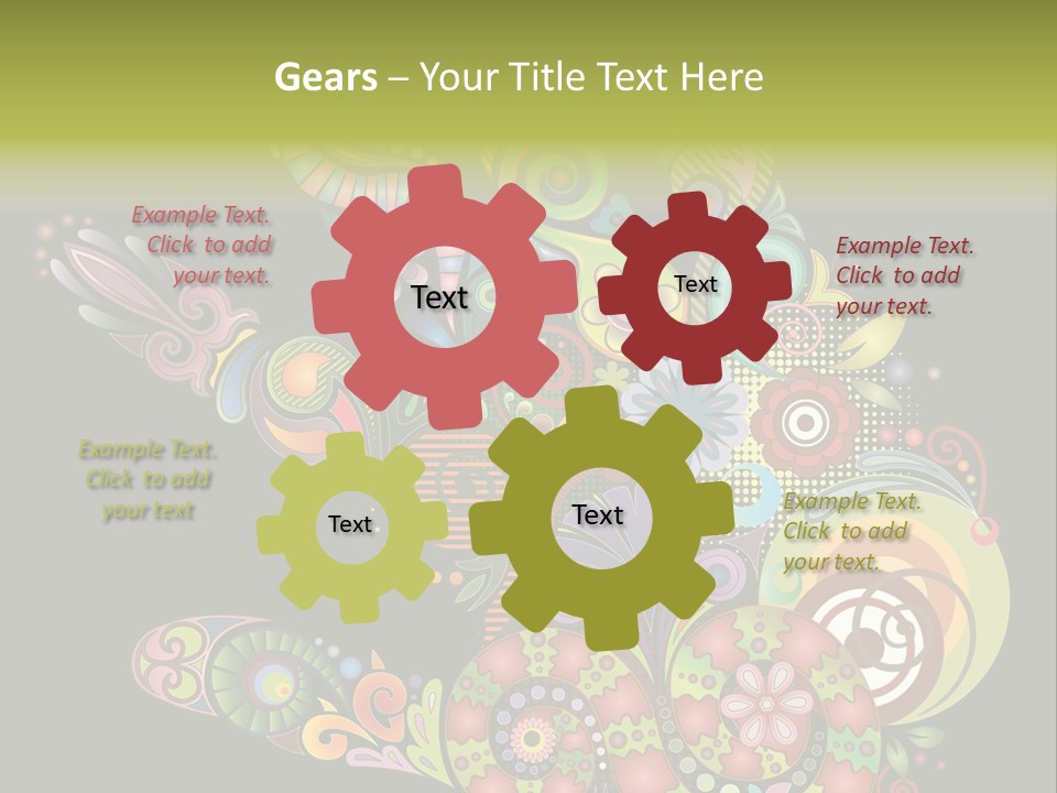 Nature Pattern Decor PowerPoint Template