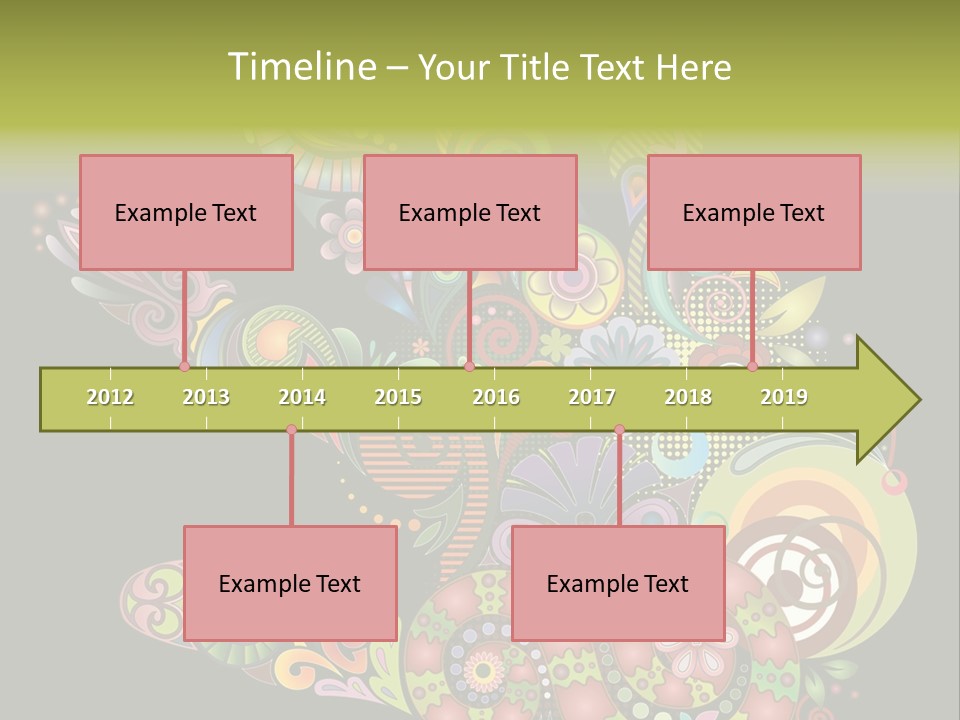 Nature Pattern Decor PowerPoint Template