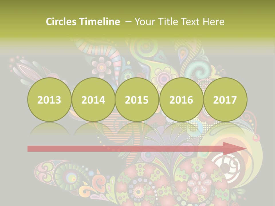 Nature Pattern Decor PowerPoint Template