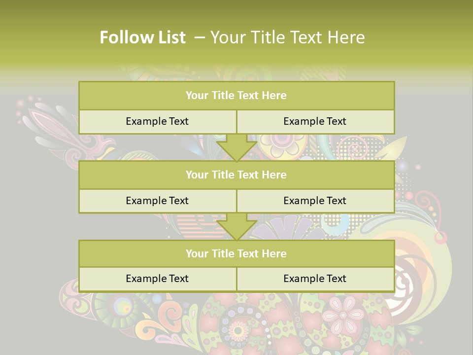 Nature Pattern Decor PowerPoint Template