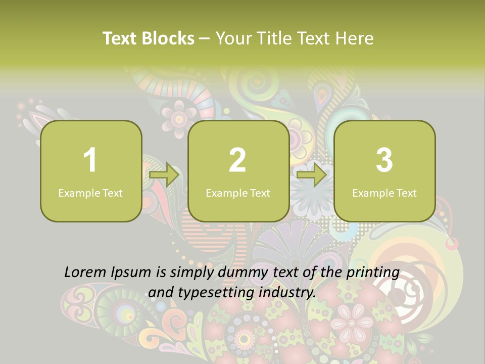 Nature Pattern Decor PowerPoint Template