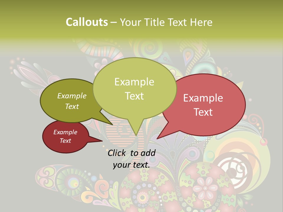 Nature Pattern Decor PowerPoint Template