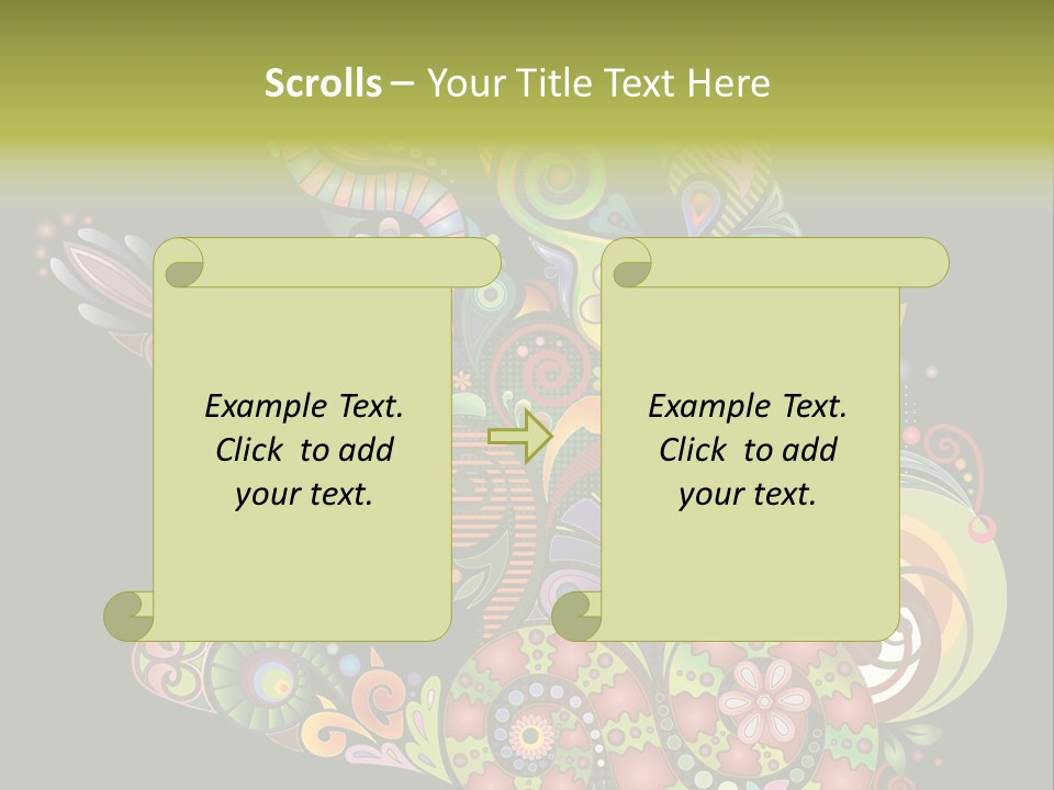Nature Pattern Decor PowerPoint Template