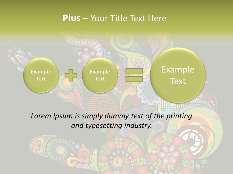 Nature Pattern Decor PowerPoint Template