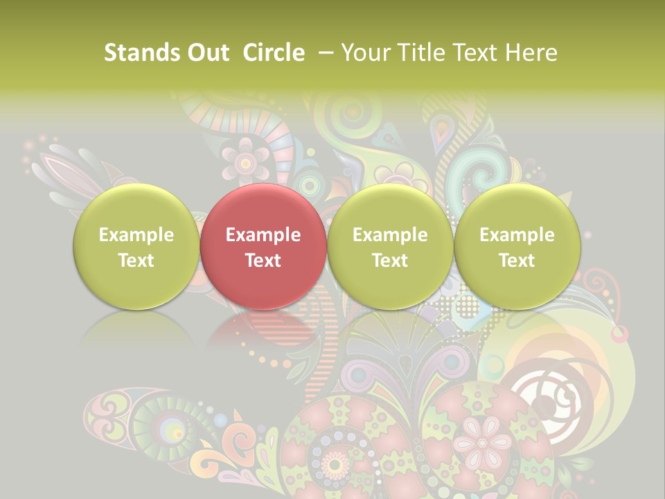 Nature Pattern Decor PowerPoint Template